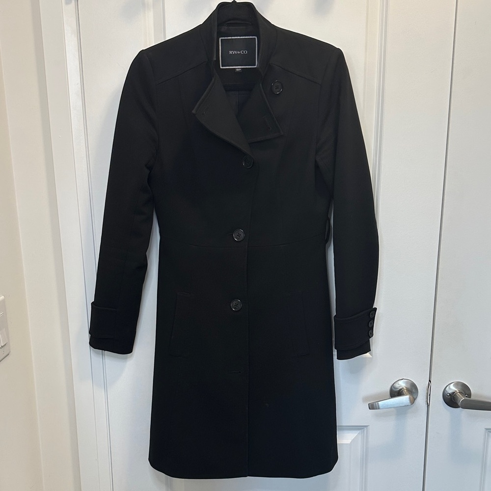 RW&CO. Black Trench Coat